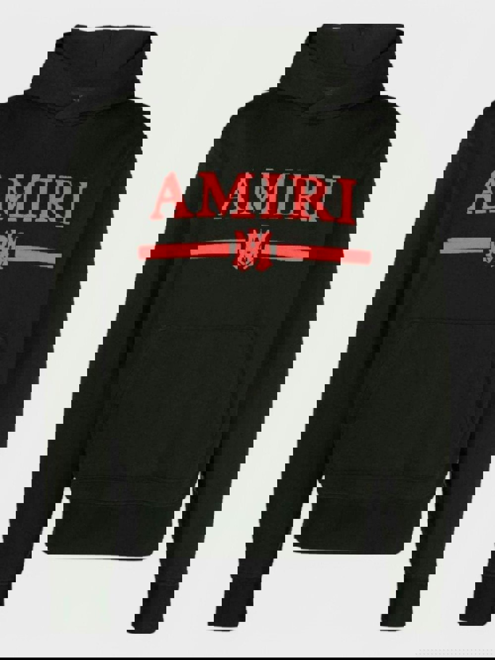 Amiri Bar Logo Hoodie Black/Red - Supplied FashionAmiri