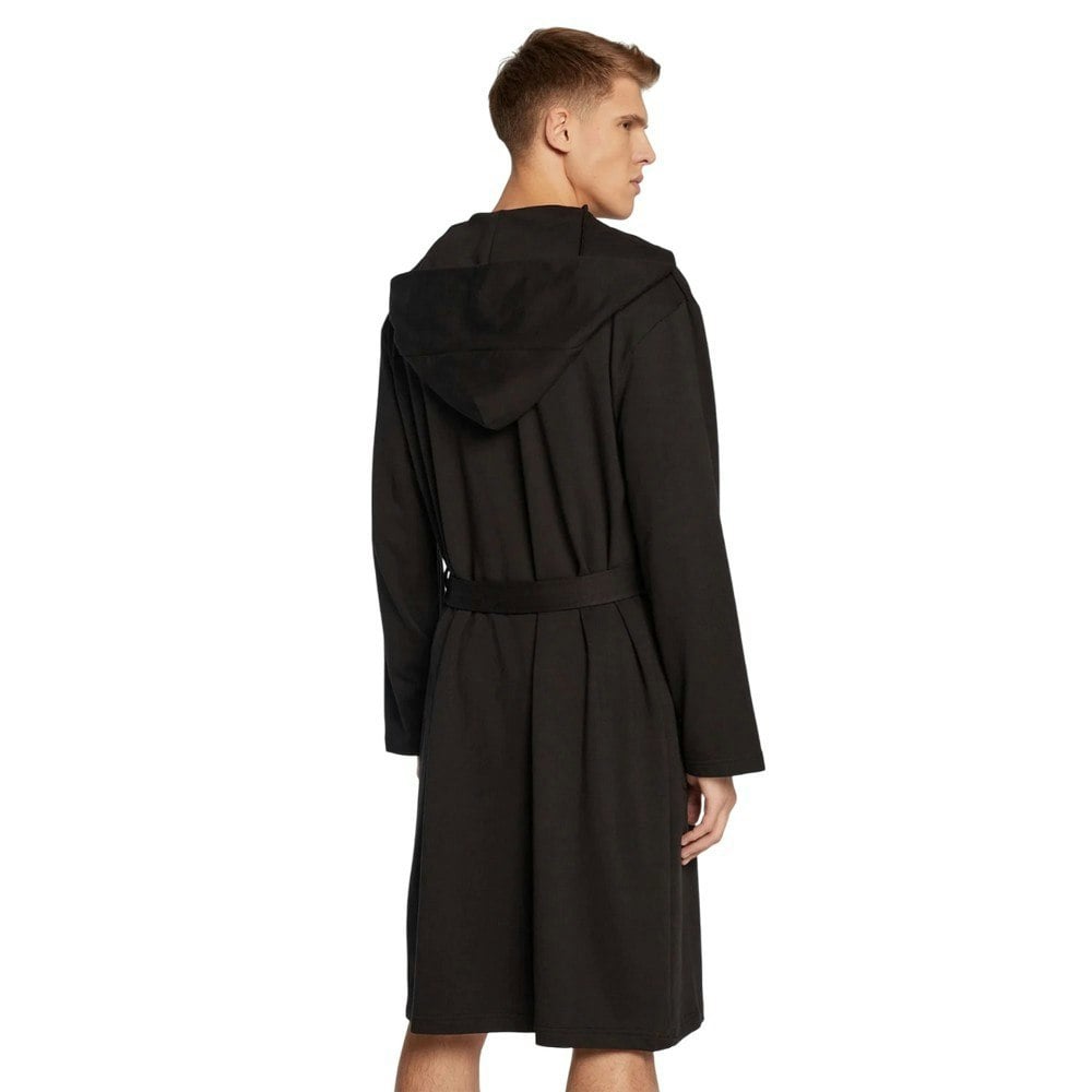 Calvin Klein Mens Modern Cotton Dressing Gown - Black