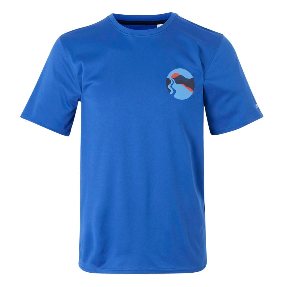 Regatta Mens Fingal IX Sunrise T-Shirt - Olympian Blue