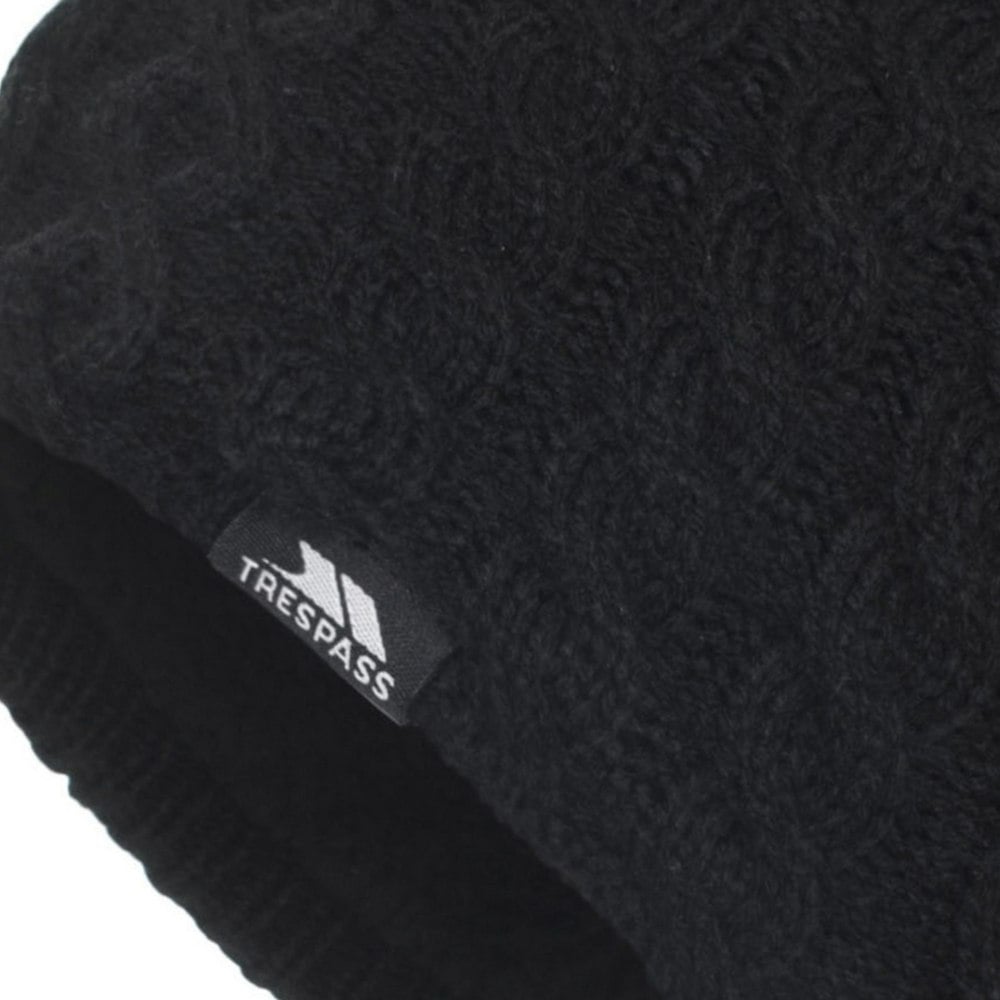 Trespass Women's Kendra Beanie Hat - Black
