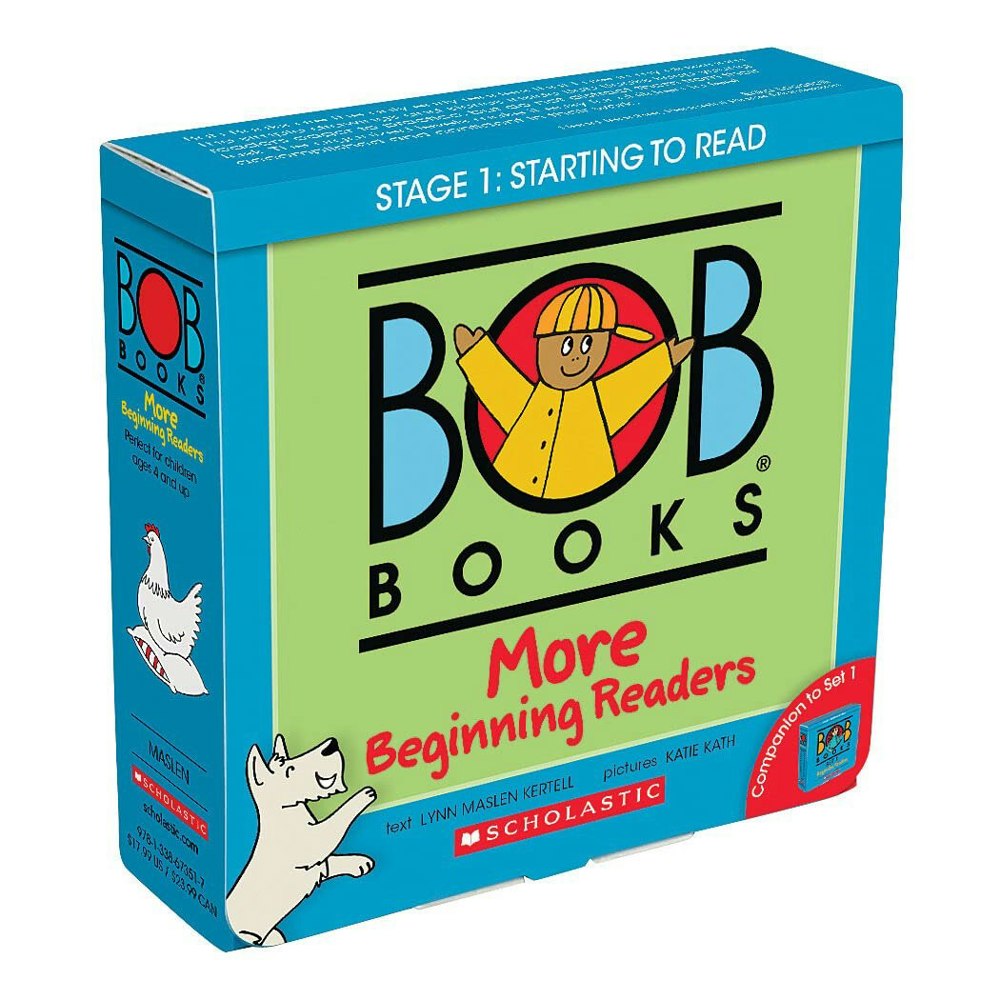 Bob Books - More Beginning Readers Box Set Phonics, Ages 4 and Up, Kindergarten Stage 1