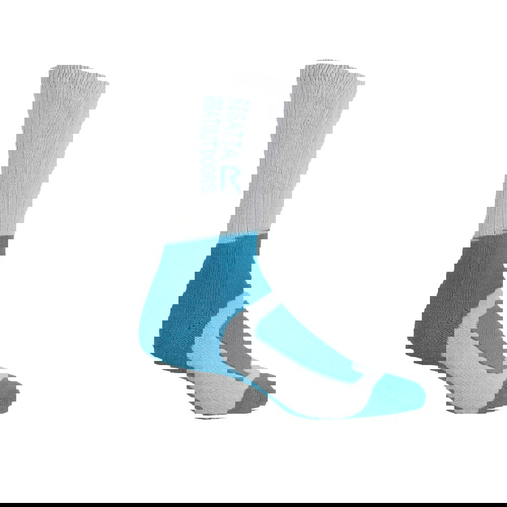 Regatta Womens/Ladies Samaris 2 Season Boot Socks - Light Steel/Niagra Blue