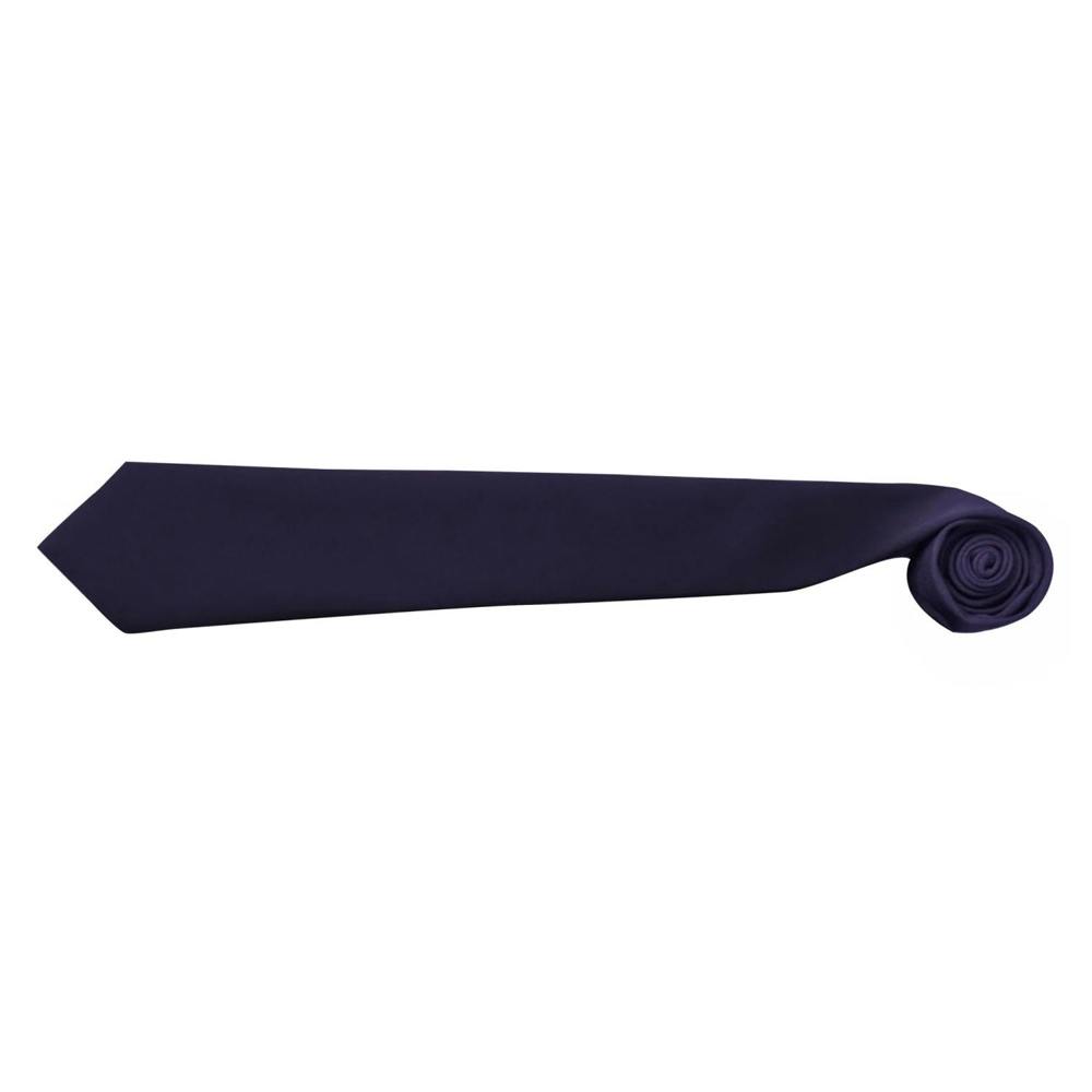 Premier Tie - Men Plain Work Tie (Pack of 2) - Navy