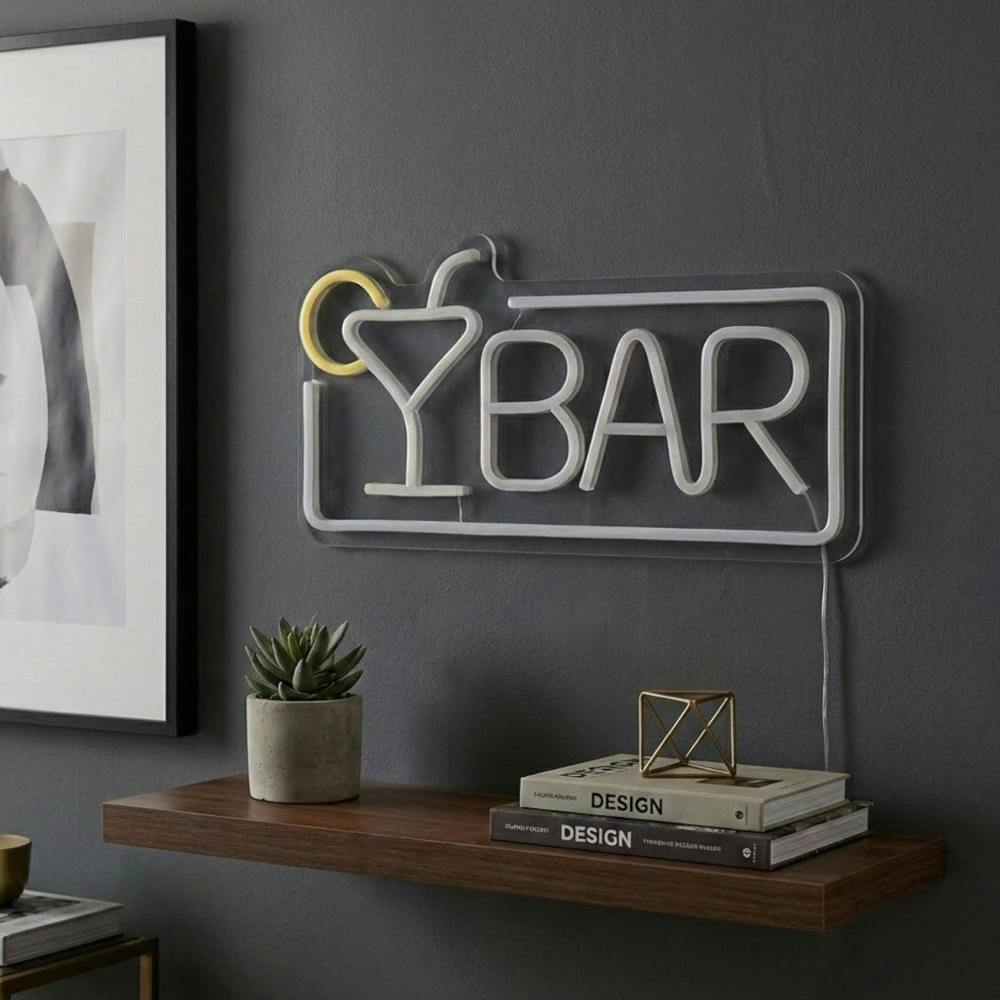 Garden Greatness Bar Sign Neon Wall Light