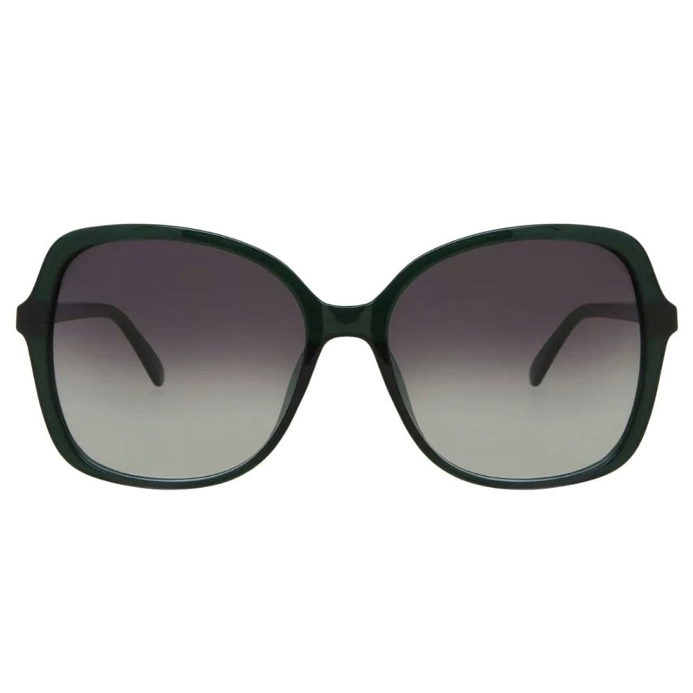 Calvin Klein Milky Emerald Frame Grey Gradient Lens Sunglasses