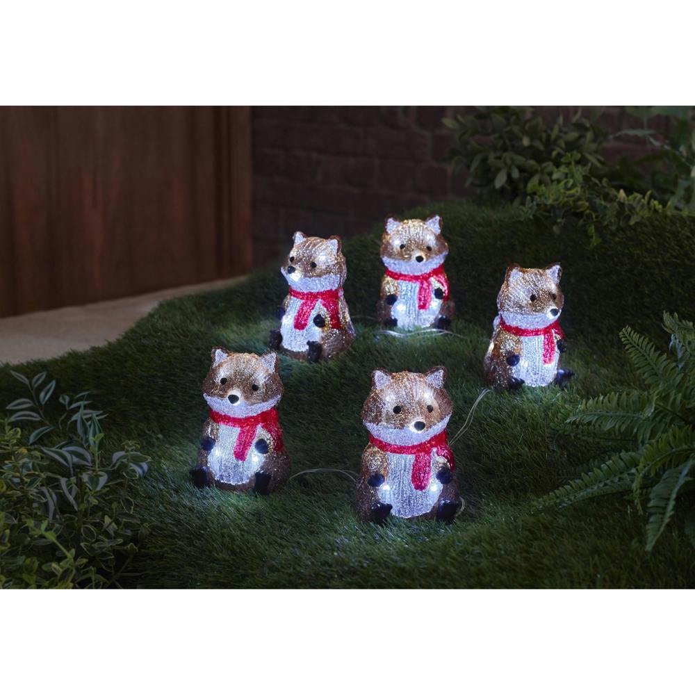 Scotts of Stow Inlit Ice Foxes Set of 5