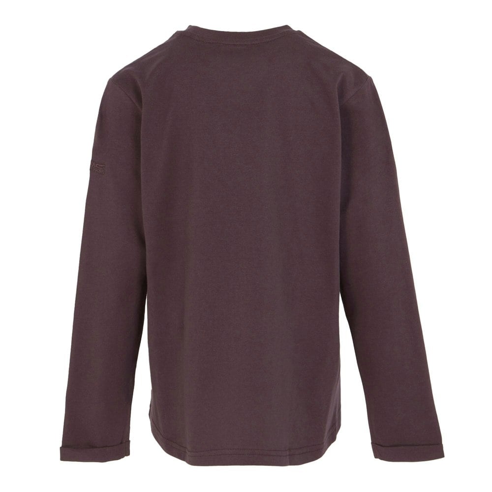 Regatta Childrens/Kids Wenbie III Star Long-Sleeved T-Shirt - Deep Plum