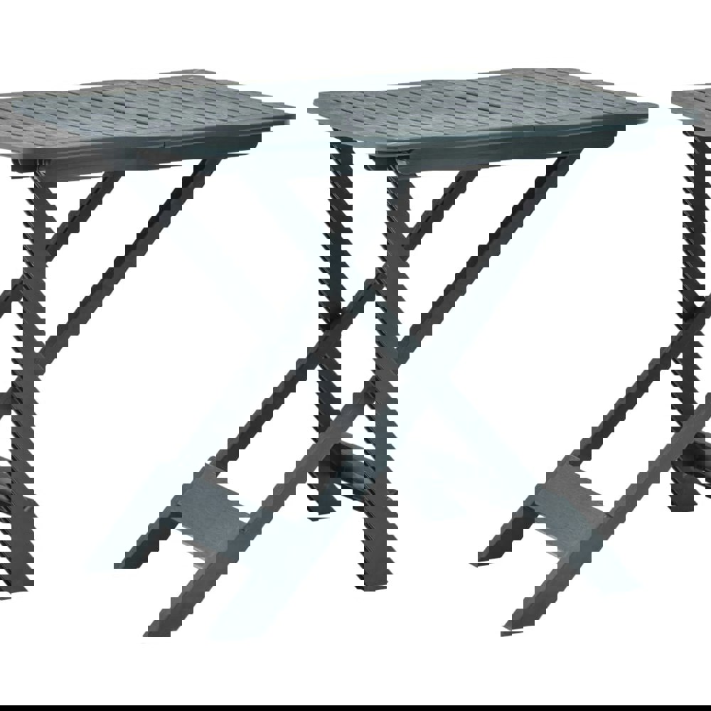 Berkfield Folding Garden Table Green 79x72x70 cm Plastic