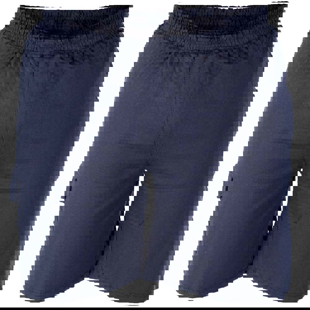 Duke Mens D555 John Cotton Lightweight Kingsize Cargo Shorts - Navy