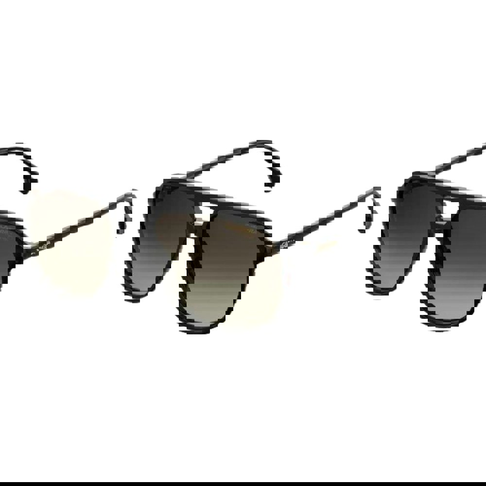Carrera Brown Lens Black Sunglasses One Size