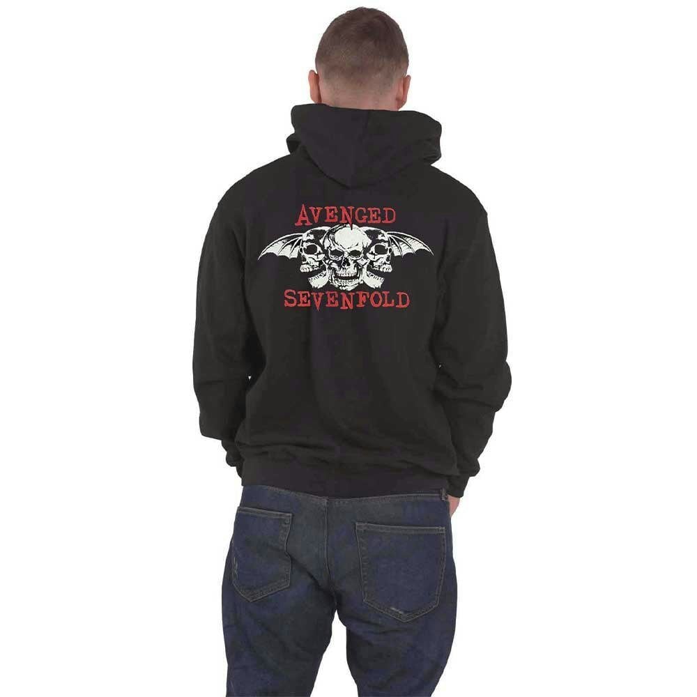 Paradiso Avenged Sevenfold Dead Head Zipped Hoodie