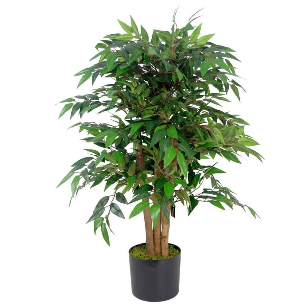 Leaf 90cm Leaf Realistic Artificial Ficus Tree / Plant