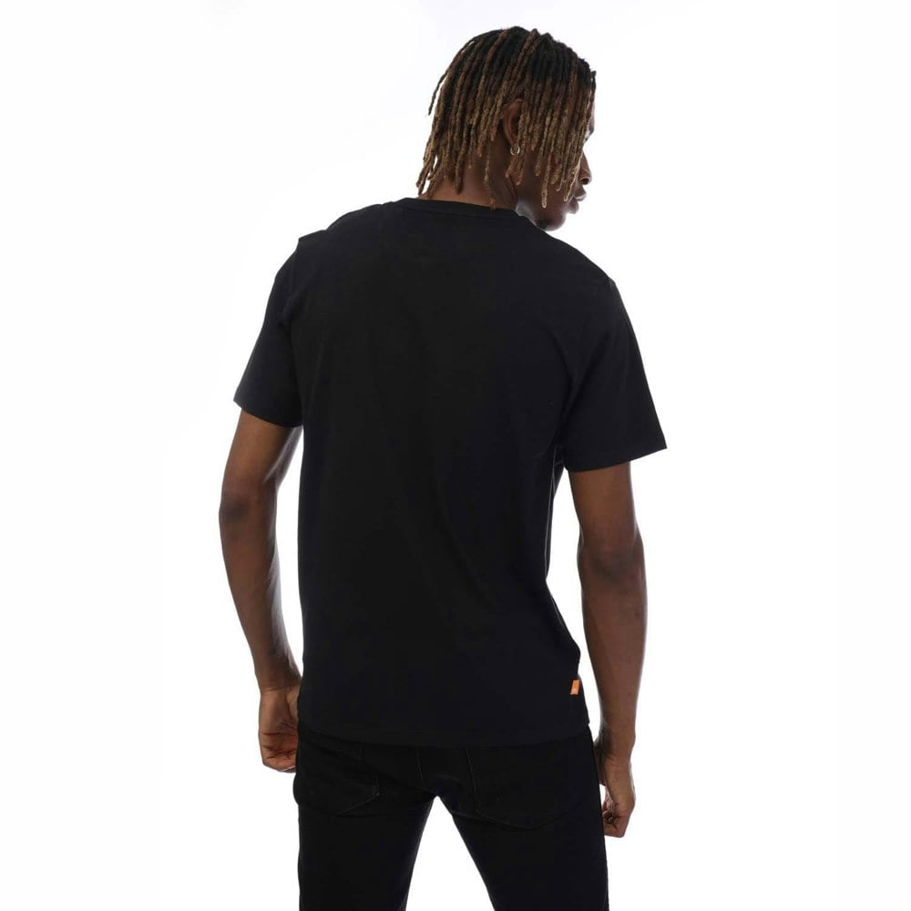 Timberland Mens Northwood Wordmark T-Shirt - Black