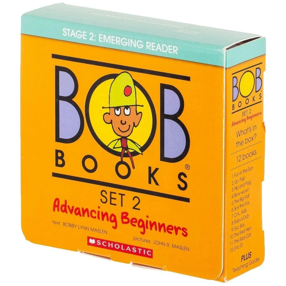 Bob Books: Set 2 - Advancing Beginners Box Set 12 books