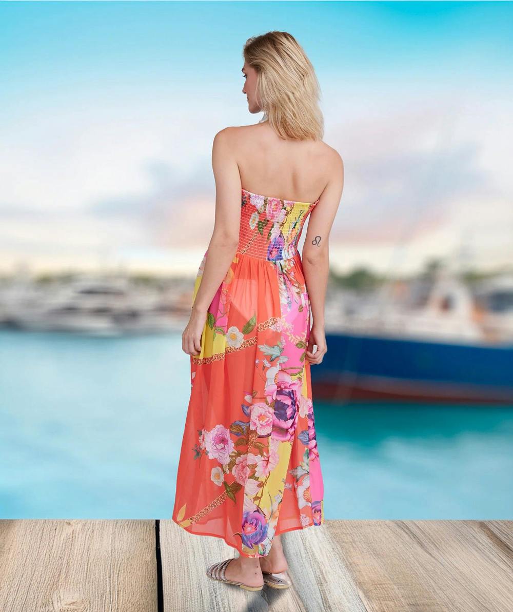 Pia Rossini Hawaii - Strapless Maxi Beach Dress
