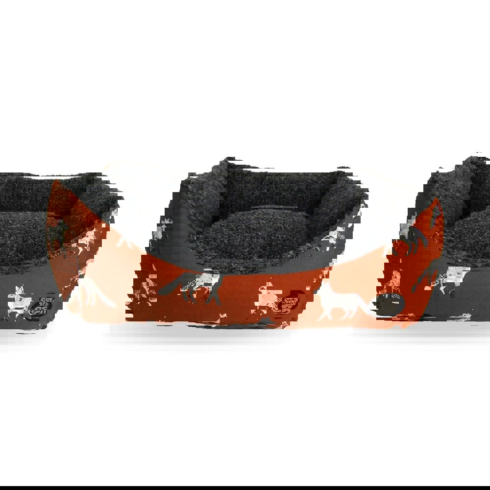Snug and Cosy Pets Fox Print Bed