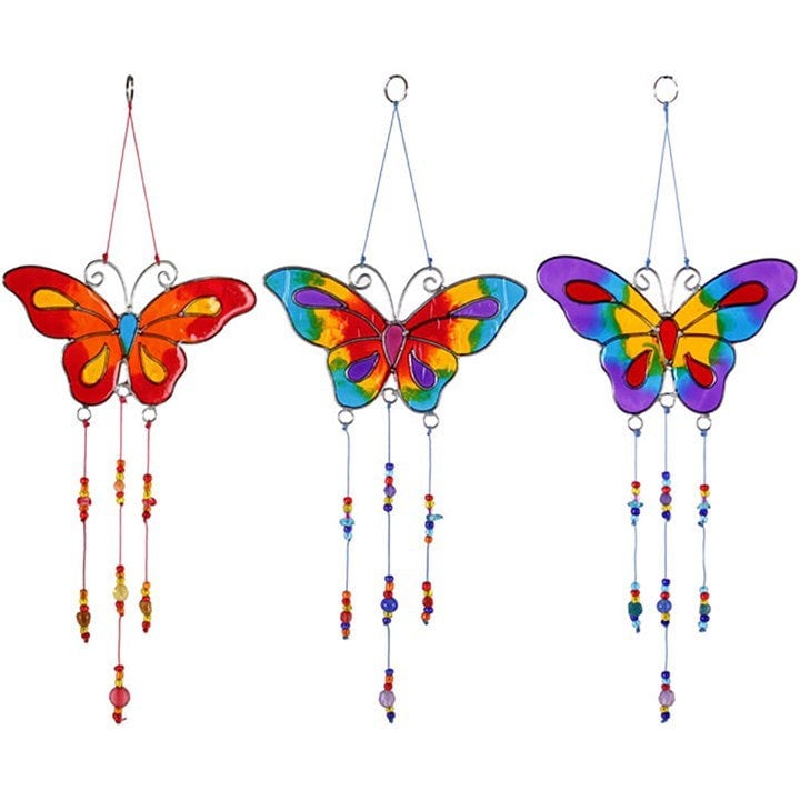 Serano Set of 12 Butterfly Suncatchers