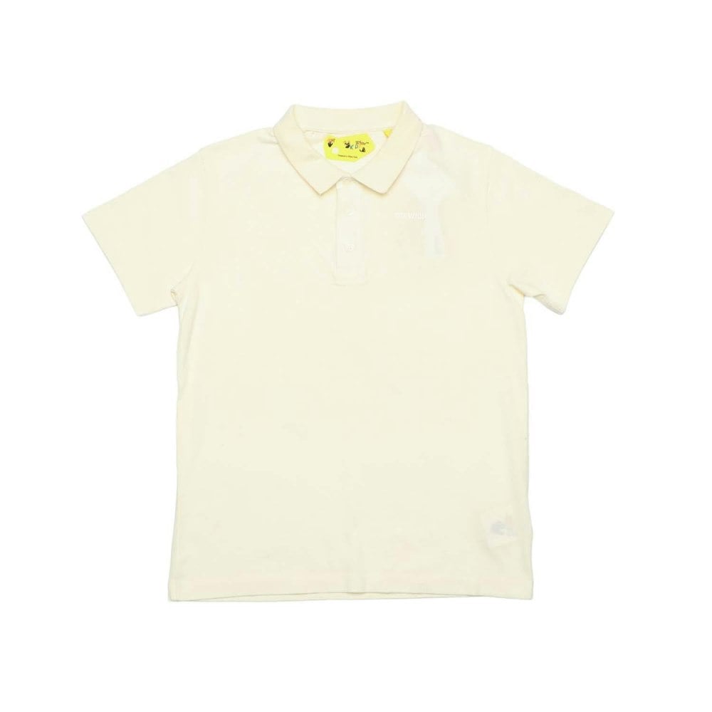 Off White Childrens/Kids Arrow Polo Shirt - Off White