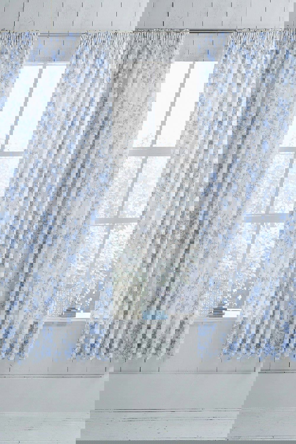 Charlotte Thomas Amelie Floral Pencil Pleat Curtains