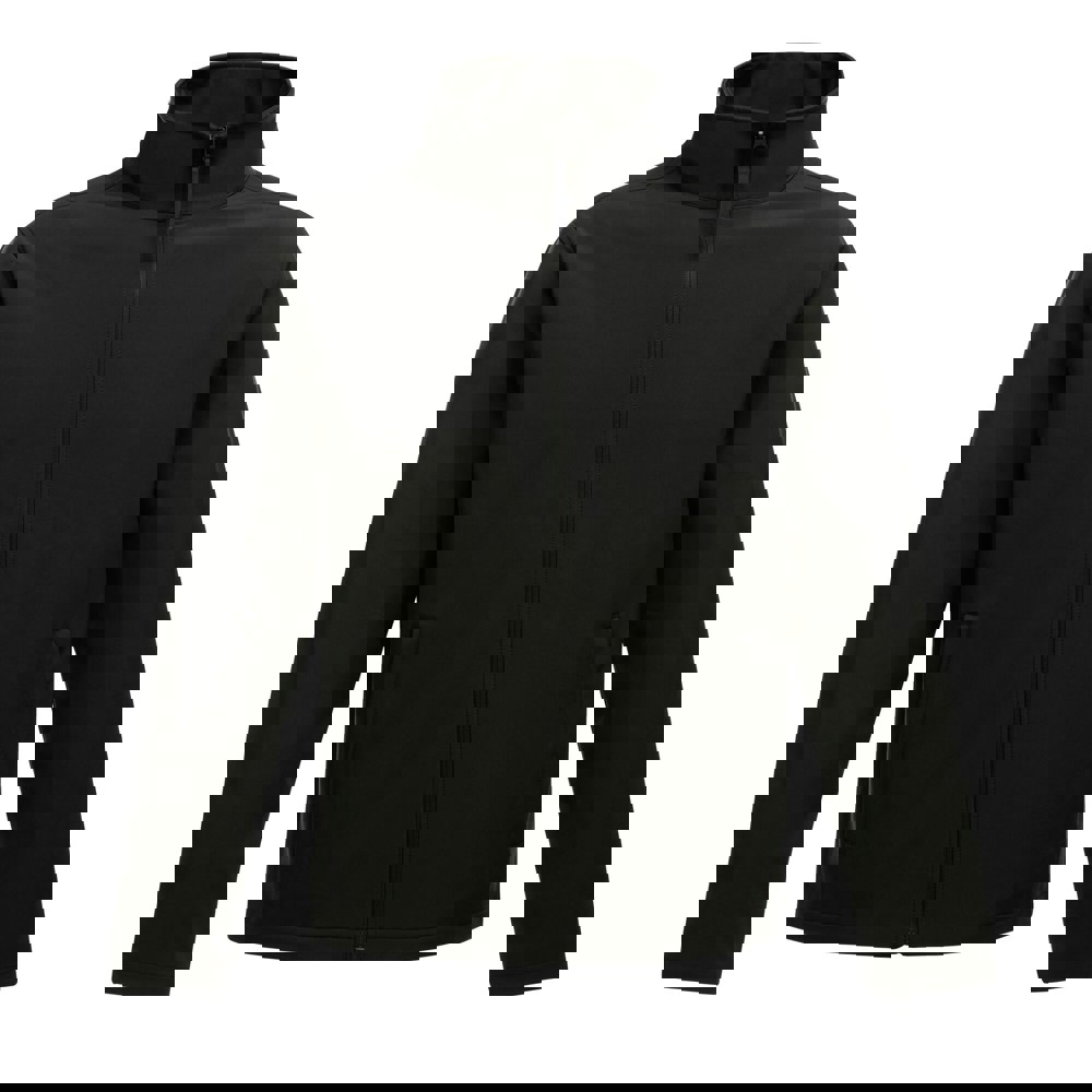 Regatta Men's Ablaze Printable Softshell Jacket - Black/Black