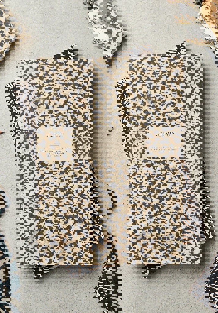 Heirloom Vintage Leopard Lay Flat Notebook