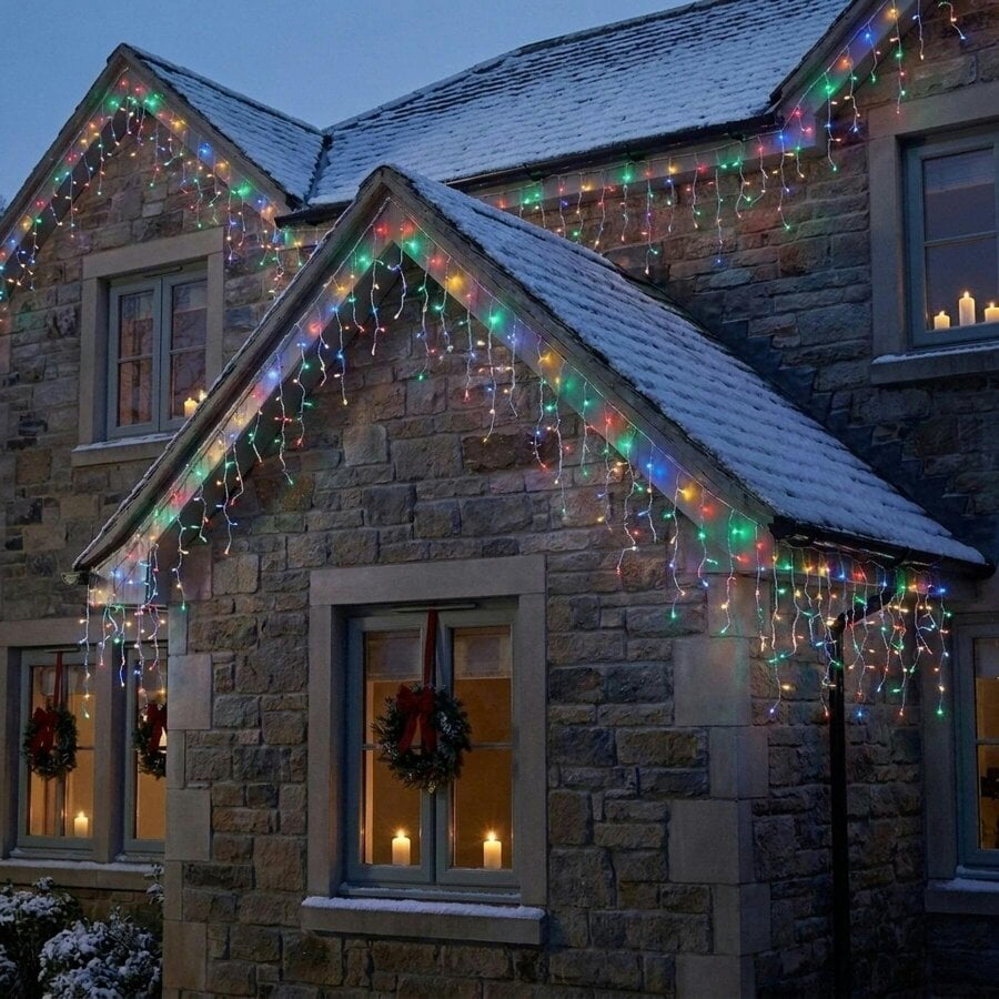Garden Greatness Mains Operated 240 LED Gutter Icicle Lights