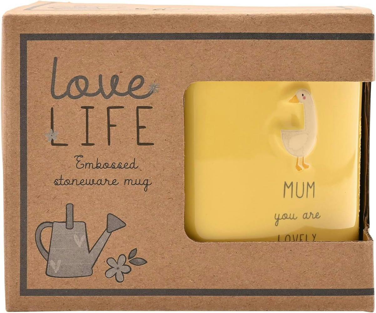 Diletto Gifts Celebrations - Love Life - 'Mum You are Lovely' Mother's Day Ceramic Mug
