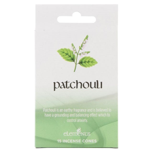 Serano Set of 12 Packets of Elements Patchouli Incense Cones