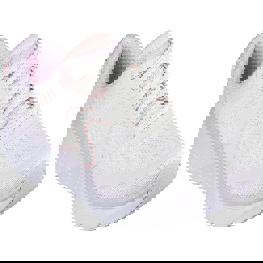 Skechers D'Lux Walker 2.0 Active Pace Textile Women's Off White/Pink Trainers
