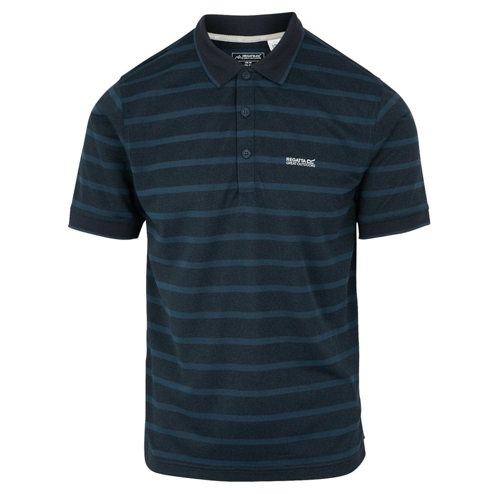 Regatta Mens Kildra Polo Shirt - Moonlight Denim
