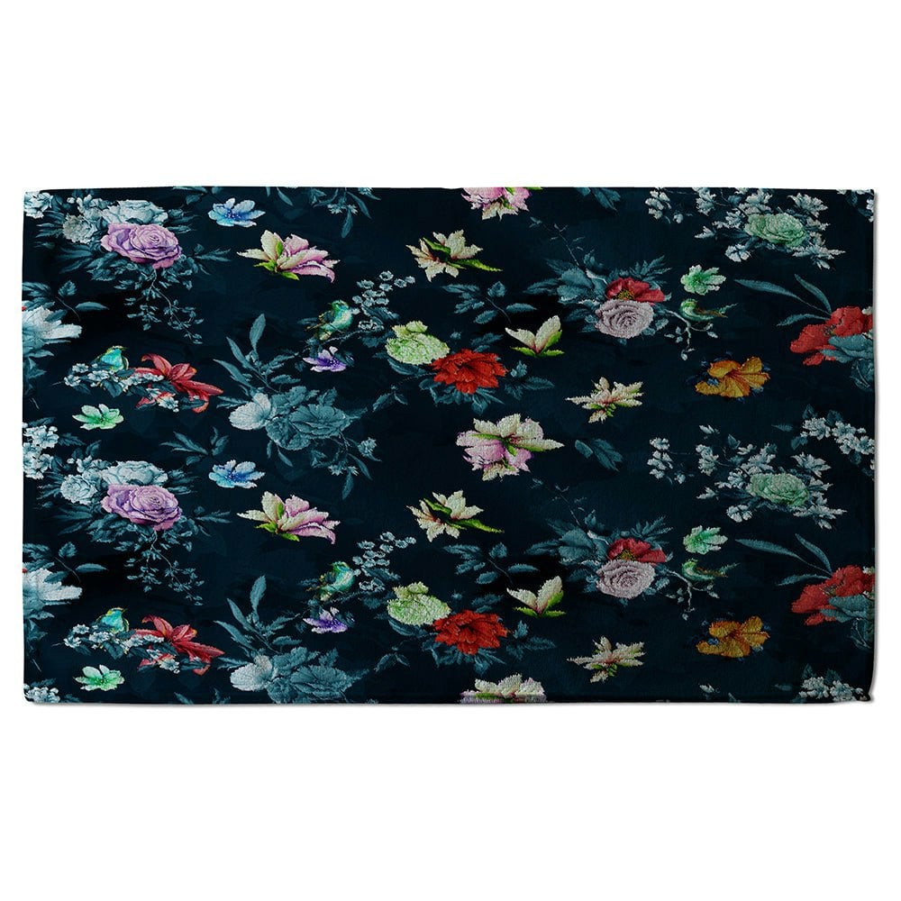 Benjamin Tate Design Roses & Other Bright Flowers (Bath Towel)