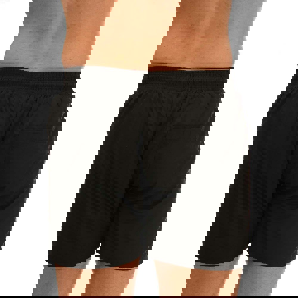 Timberland Mens Sunapee Lake Solid Swim Shorts - Black