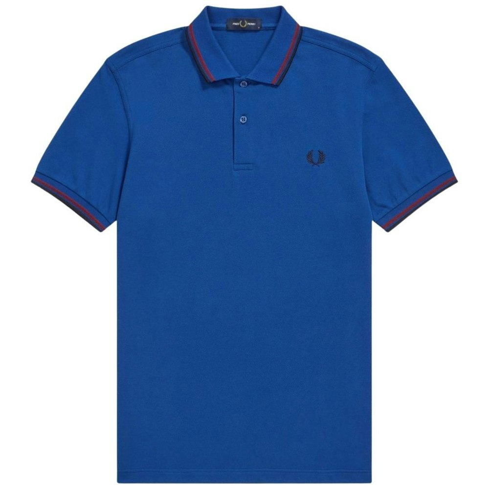 Fred Perry Twin Tipped Collar M3600 M17 Polo Shirt - Blue