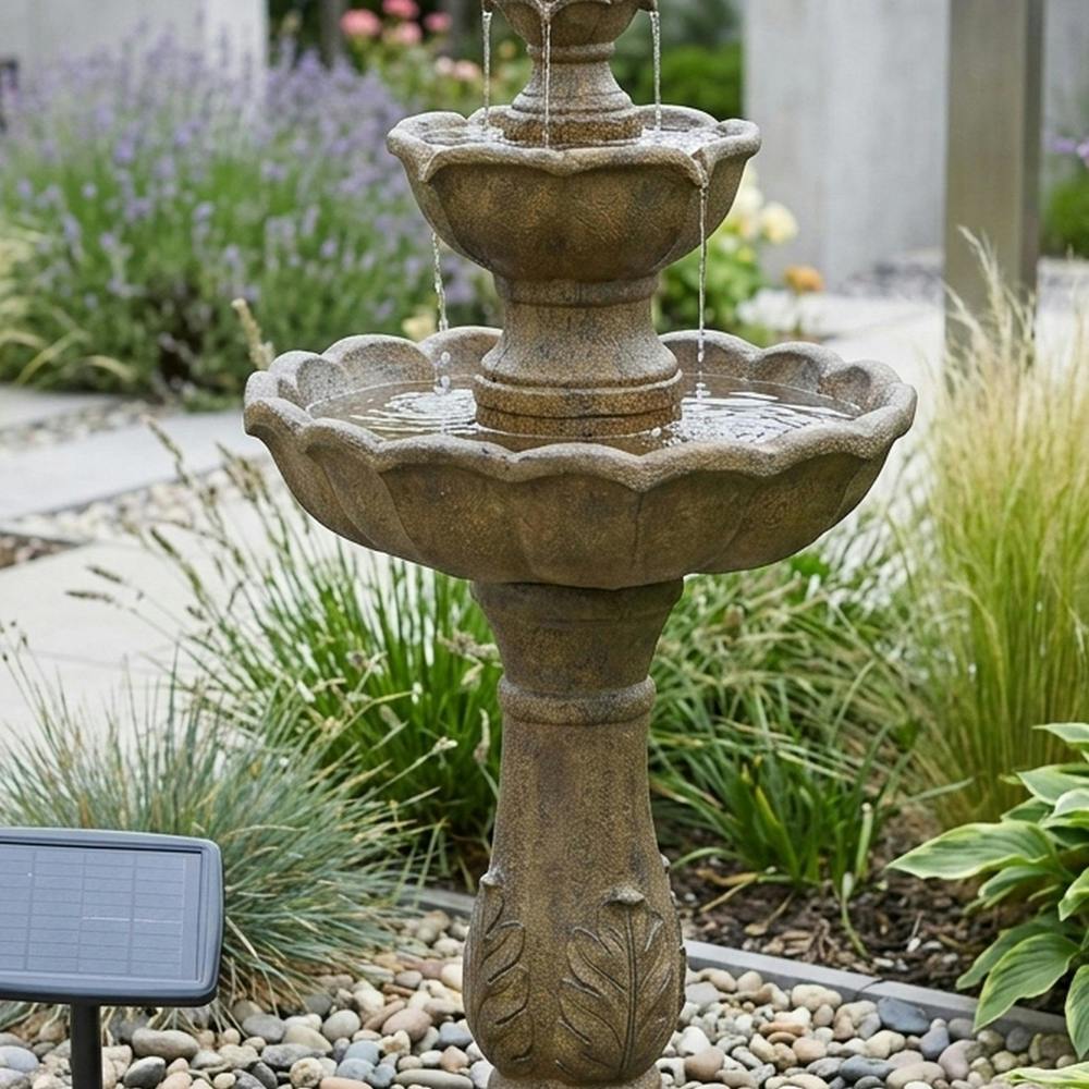 Garden Greatness Kingsbury Stone Effect Tiered Water Feature