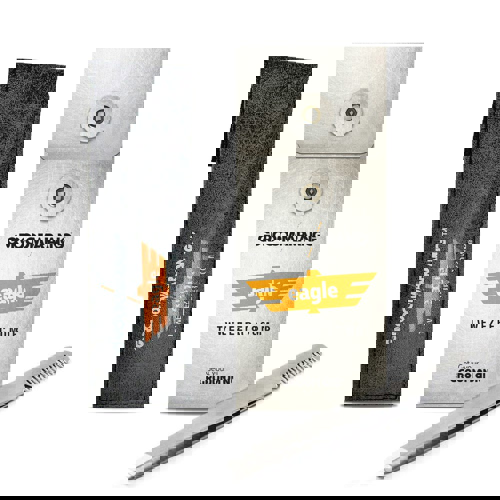 Groomarang Eagle Tweezer German Stainless Steel Comb