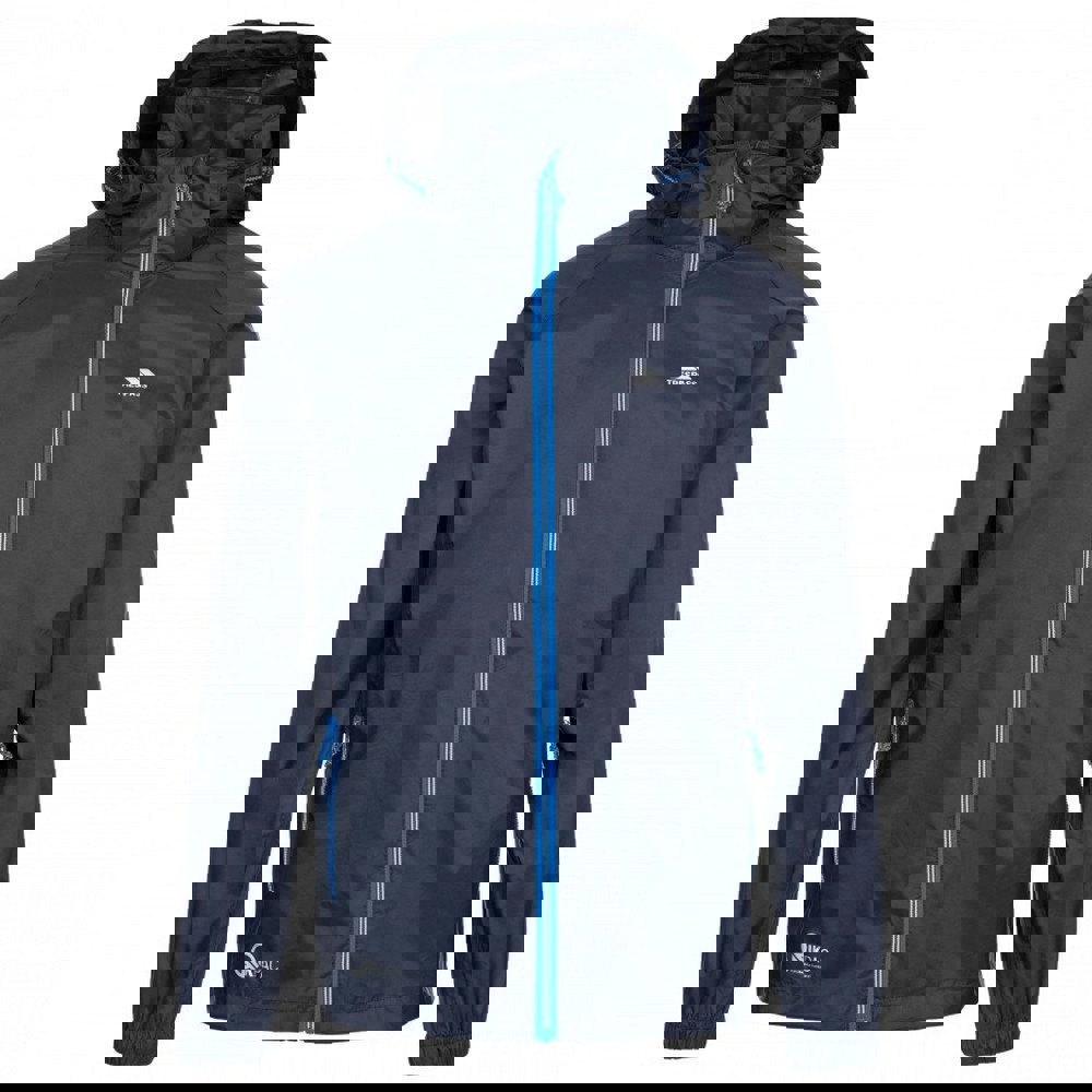 Trespass Qikpac X Unisex Packaway Jacket - Nasvy/Blue