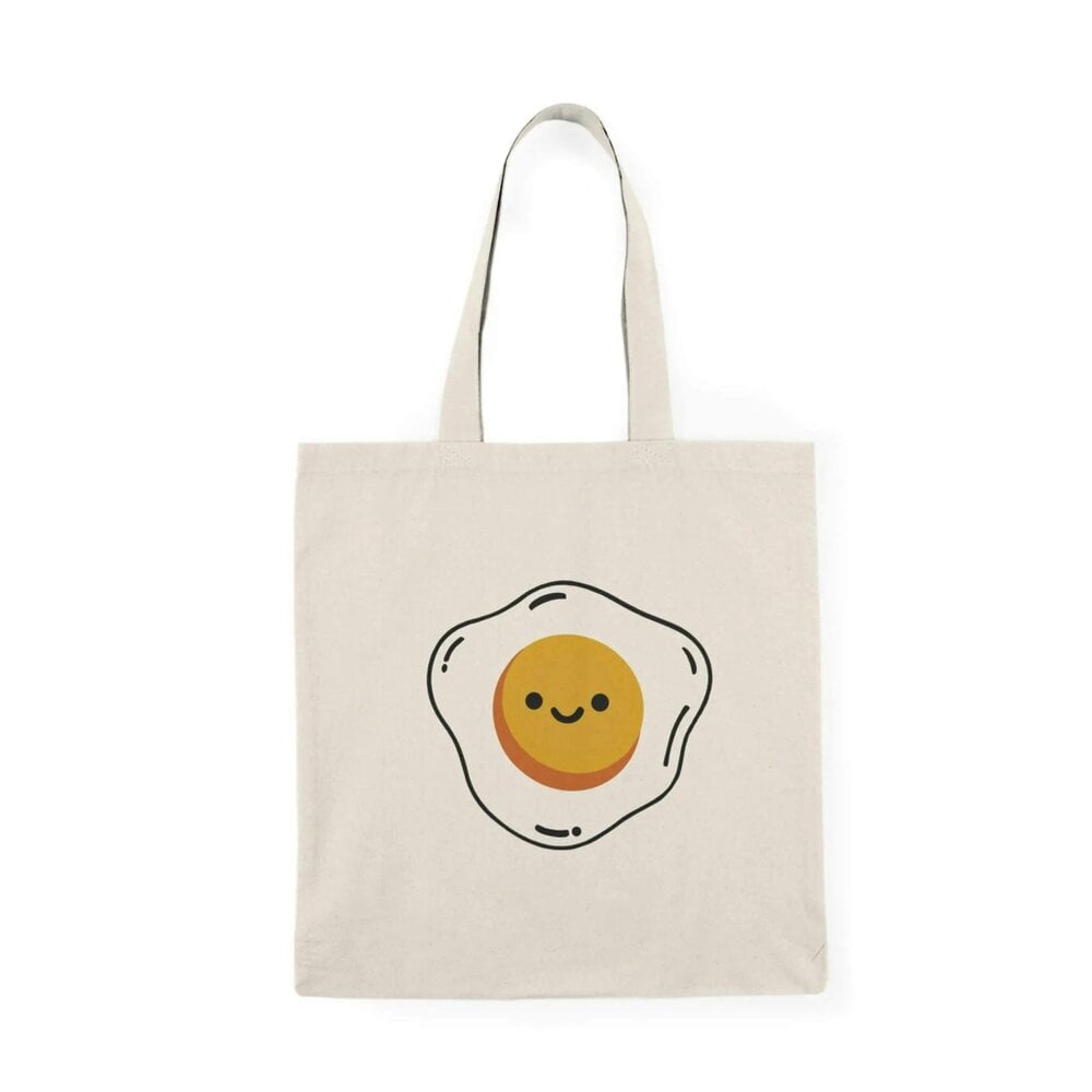 “You’re a Good Egg” Tote Bag – Cute Eco-Friendly Cotton Shopping Bag