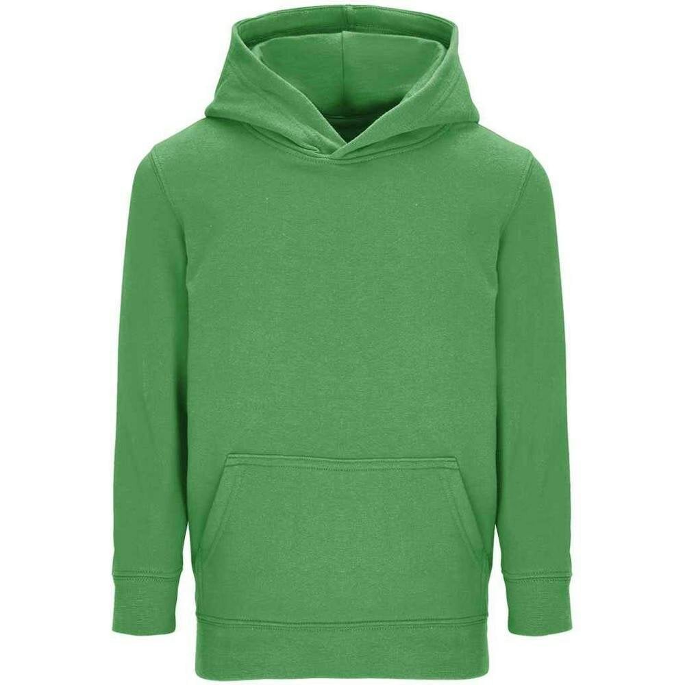 SOLS Childrens/Kids Connor Hoodie - Kelly Green - Kelly Green - 80% Cotton/20% Recycled Polyester