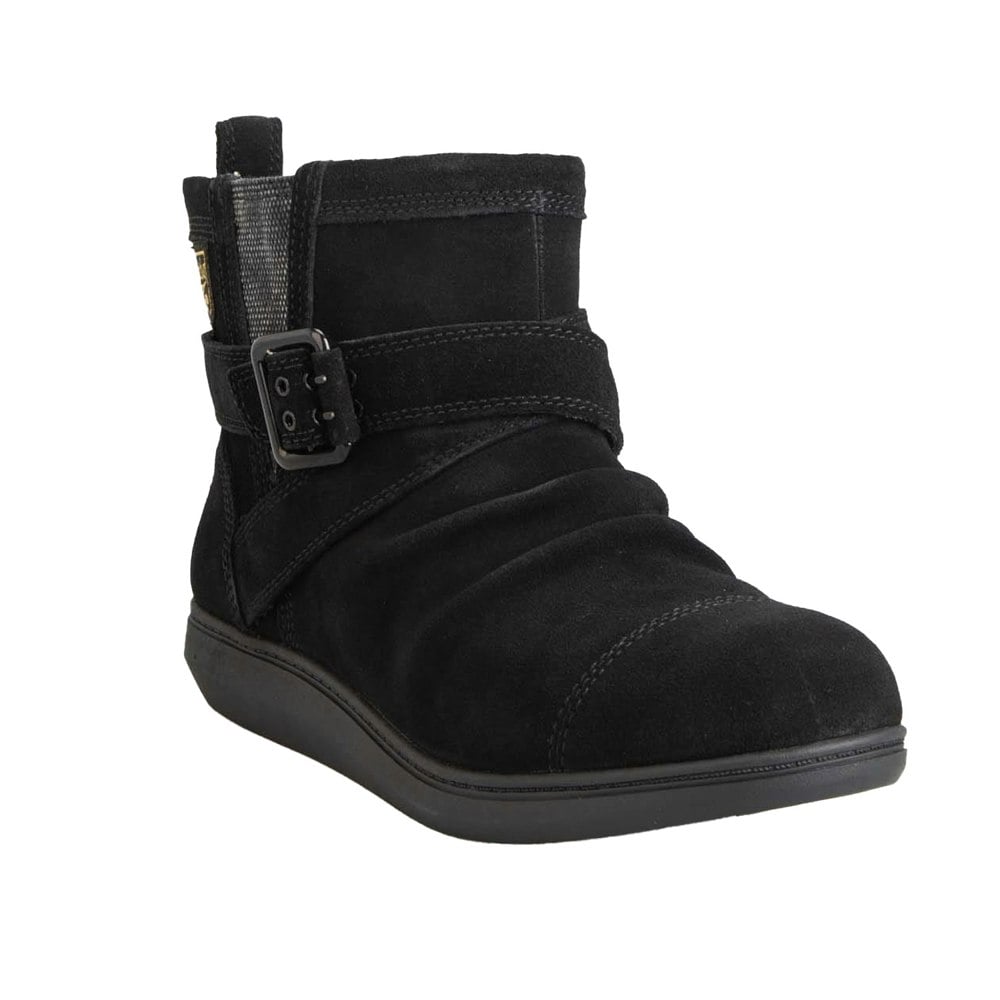 Rocket Dog Womens/Ladies Mint Suede Ankle Boots - Black
