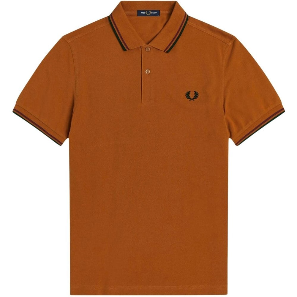 Fred Perry M3600 356 356 Orange Polo Shirt Mens M