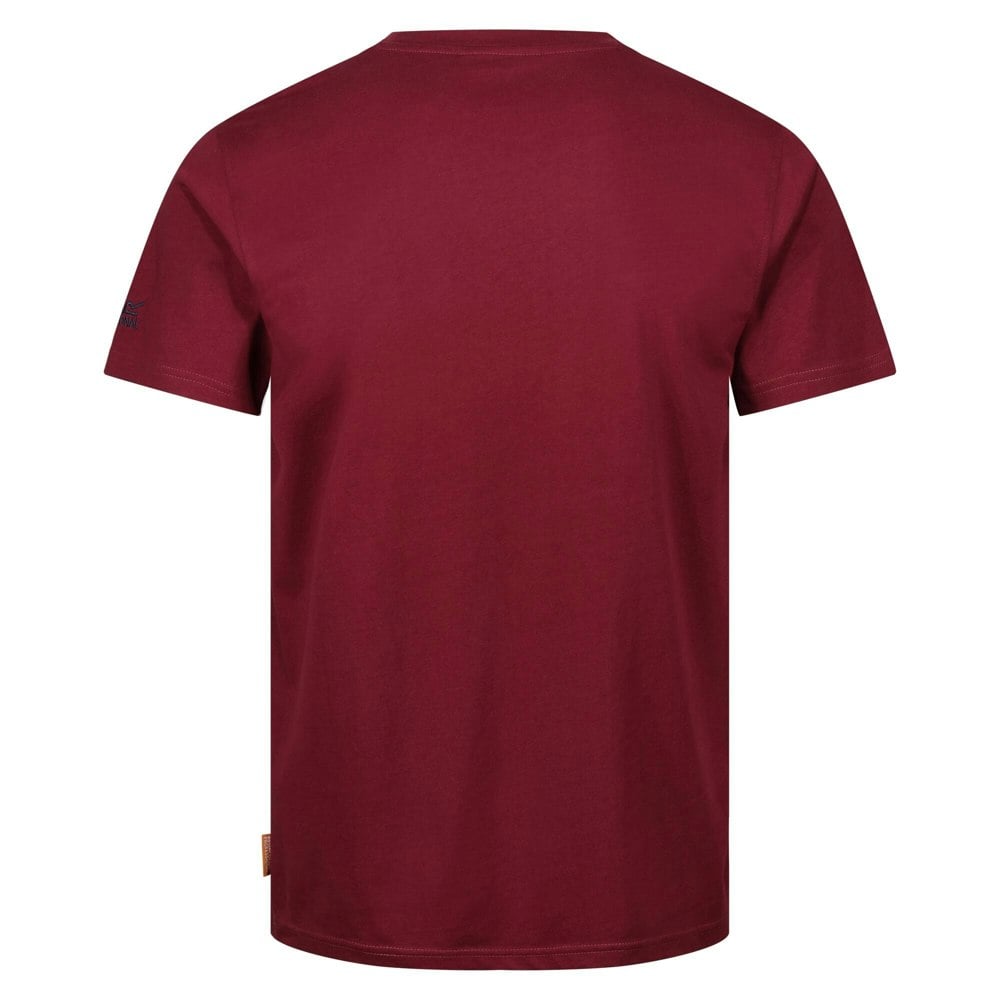 Regatta Mens Original Workwear Cotton T-Shirt - Burgundy