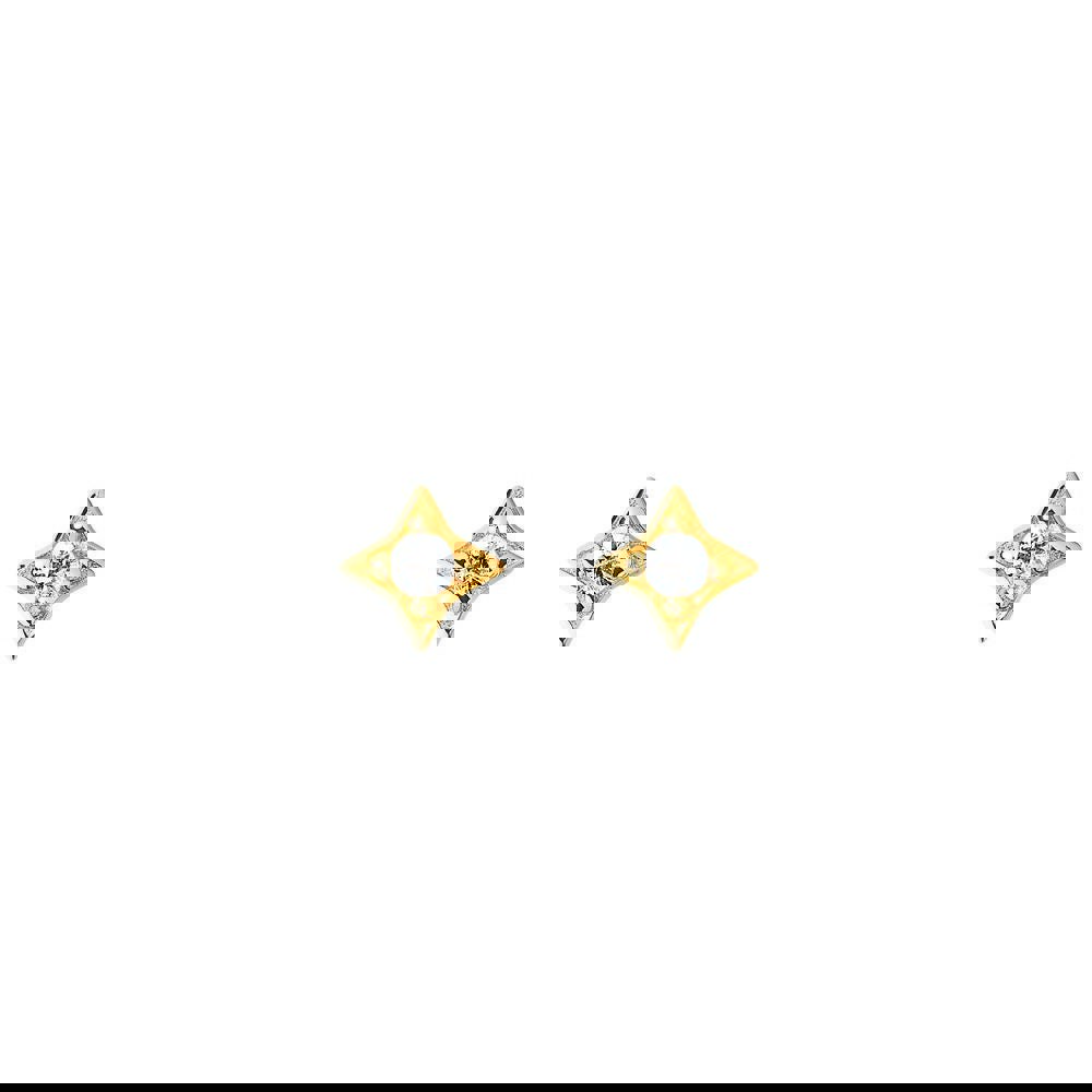 Illuminess™ Mini Gold Vermeil Star Studs