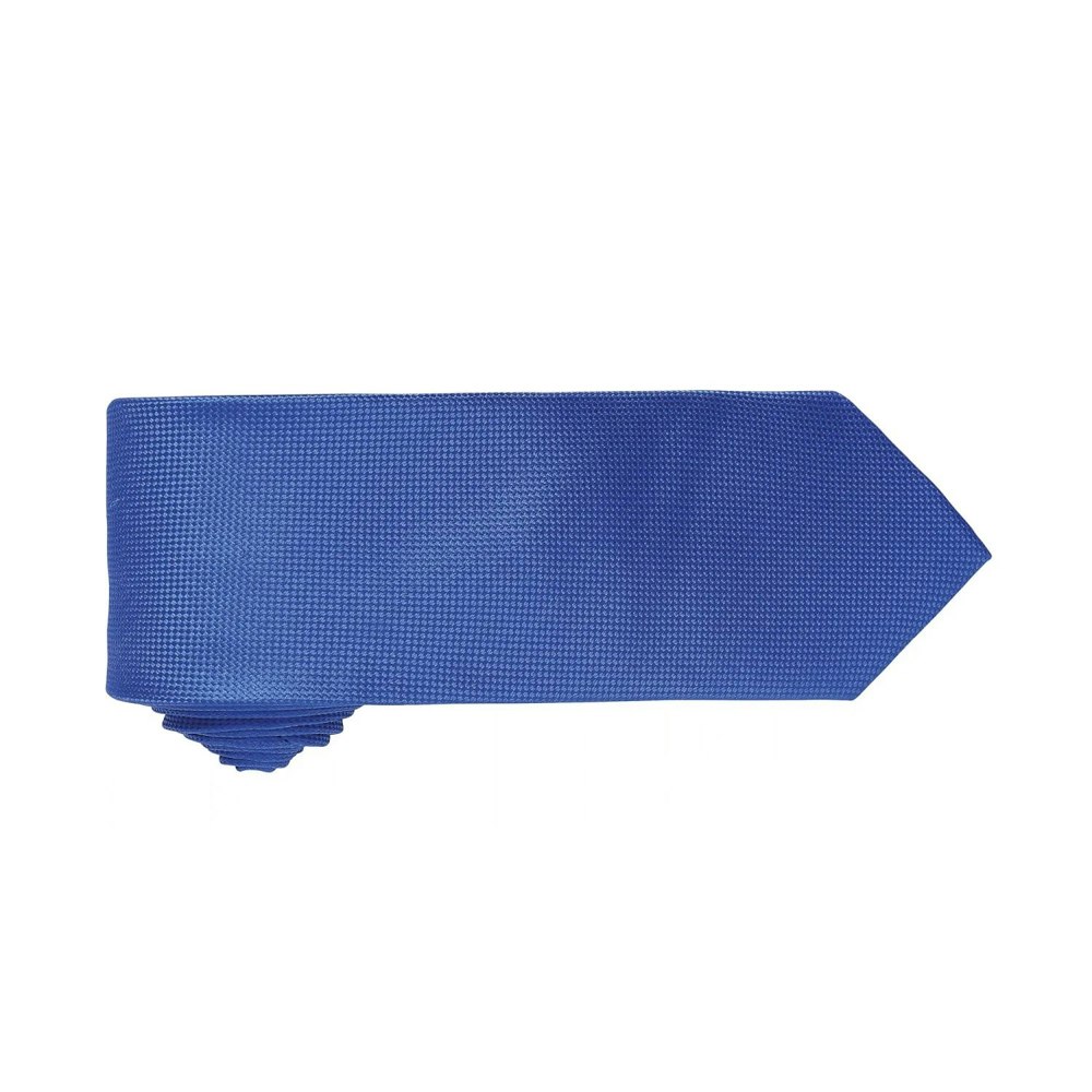 Premier Mens Micro Waffle Formal Work Tie (Pack of 2) - Royal