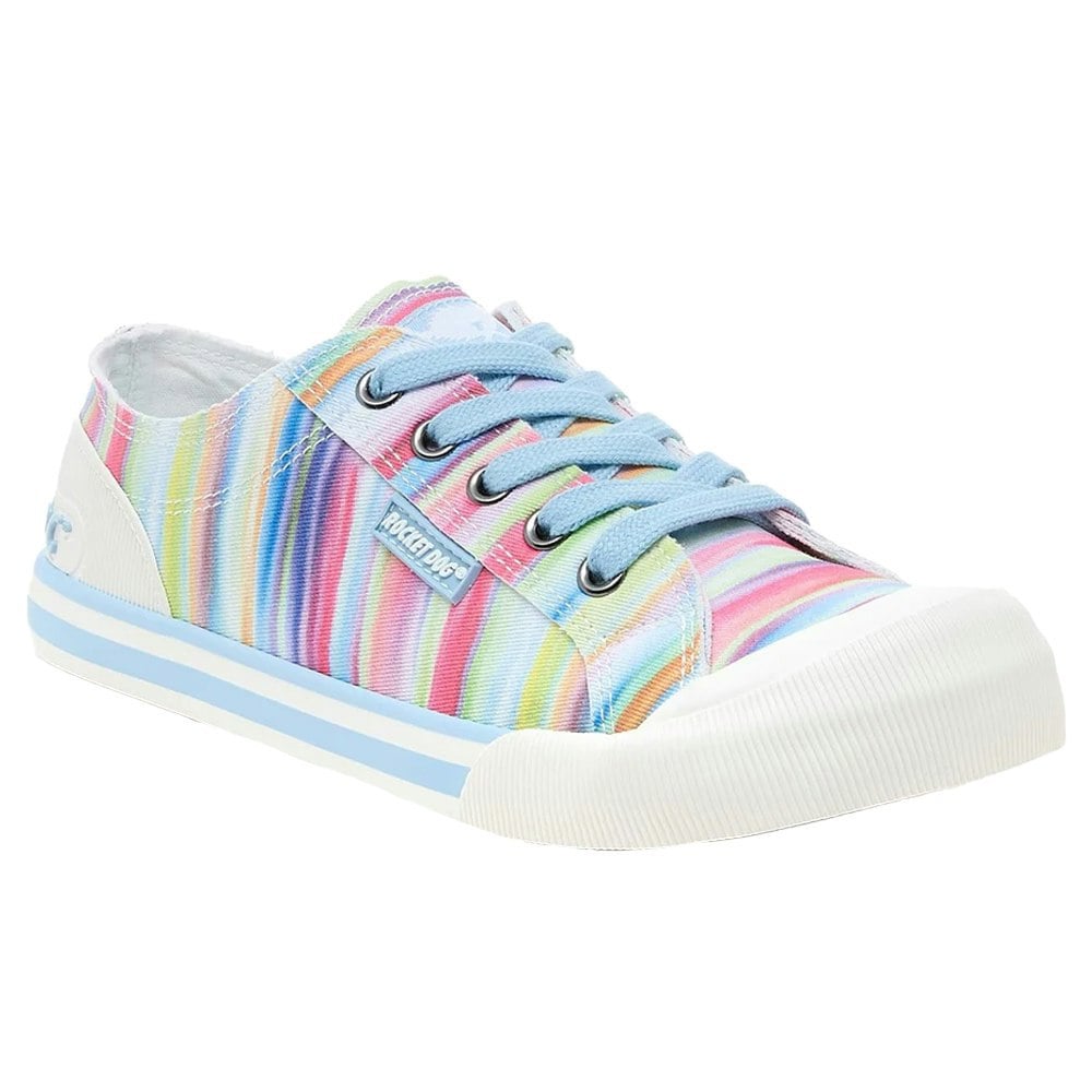 Rocket Dog Womens Jazzin Dens Trainers - Rainbow