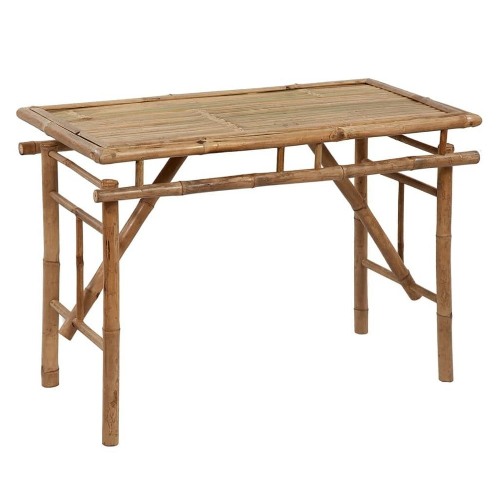 Berkfield Folding Garden Table 115x50x75 cm Bamboo