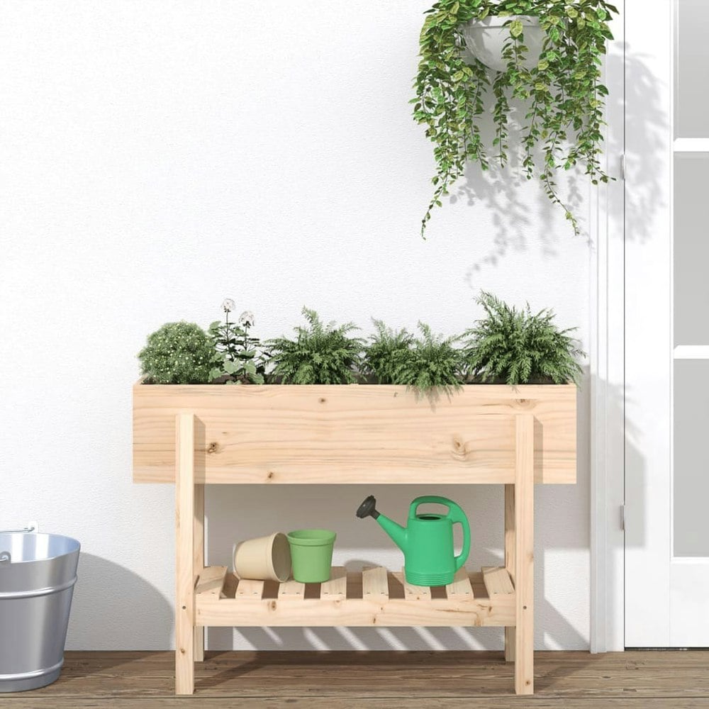 Berkfield Garden Raised Bed 101x30x69 cm Solid Wood Pine
