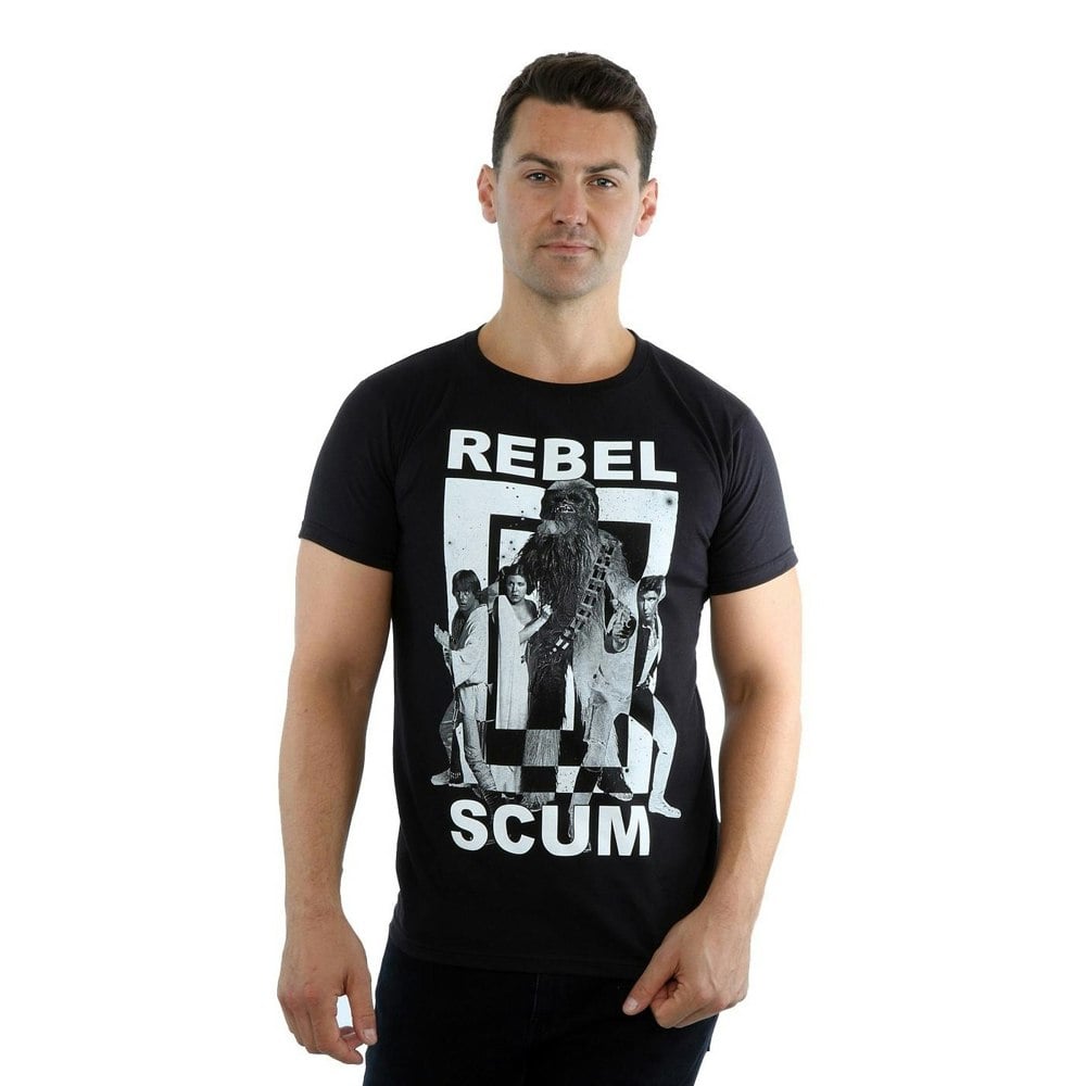Star Wars Mens Rebel Scum T-Shirt - Black