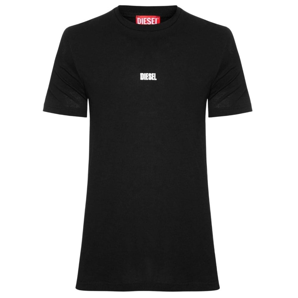 Diesel Small Brand Logo Black T-Shirt S