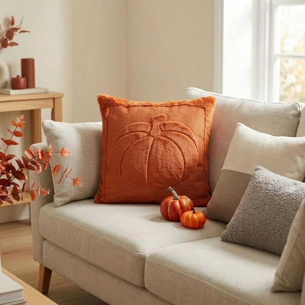 Garden Greatness The Harvest Fall Plump Pumpkin Cushion
