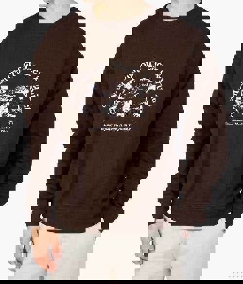 Museum of Peace and Quiet Men's Brown Quiet Place Crewneck
